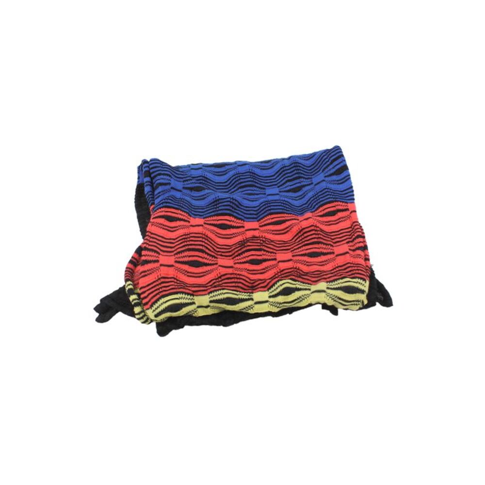 Missoni Womens Knit Striped Neck Scarf Multicolor